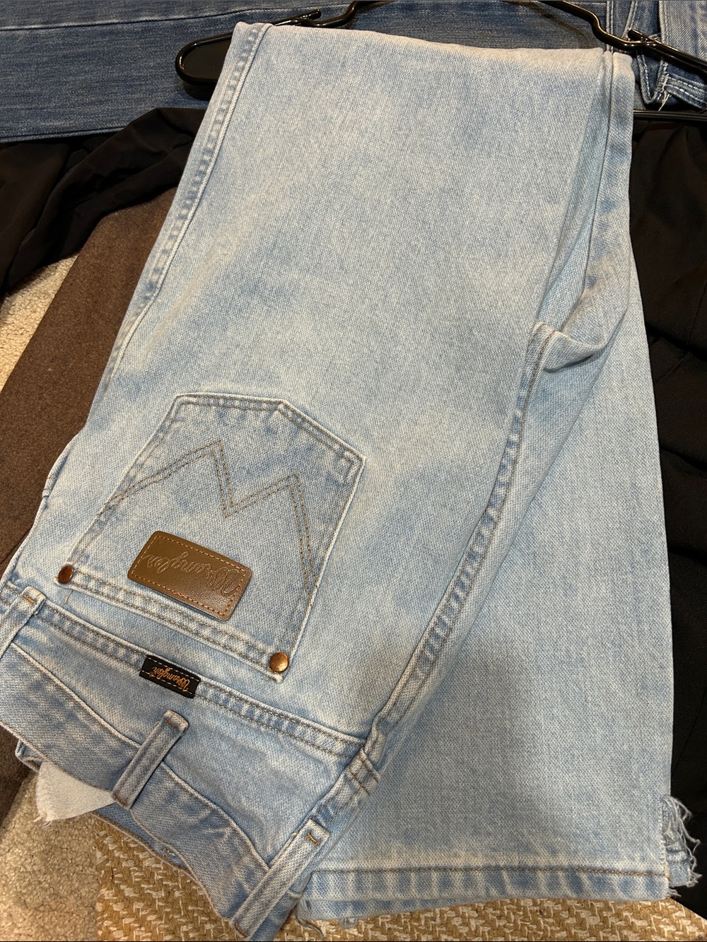 Wrangler Light Blue Straight Leg Jeans